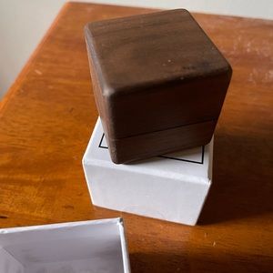Wild Love wooden ring box